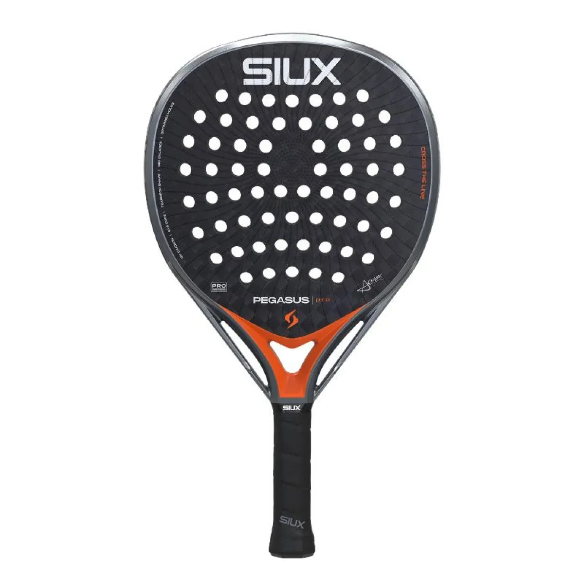 Pala Siux Alex Chozas Pegasus Pro 2026 Gris Naranja